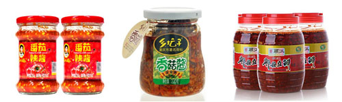南京辣椒醬灌裝機設備樣品展示