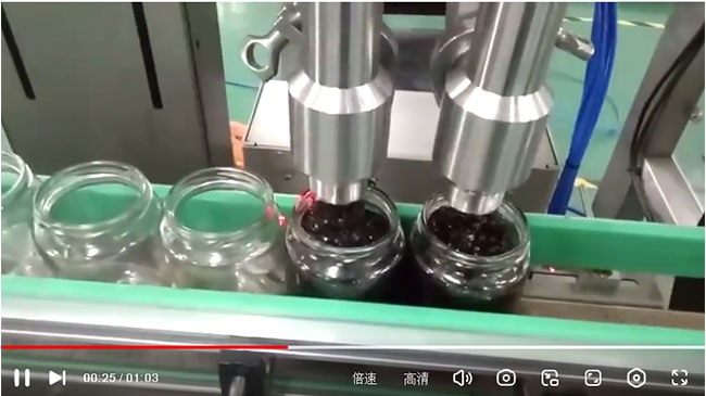 星火辣椒醬灌裝機視頻展示